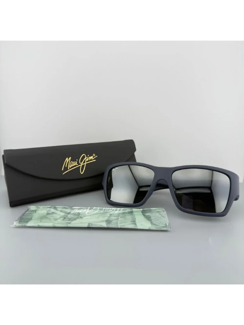 Maui Jim Ka'olu MJ0641S-003 Sunglasses Blue Wrap Polarized 57 16 130